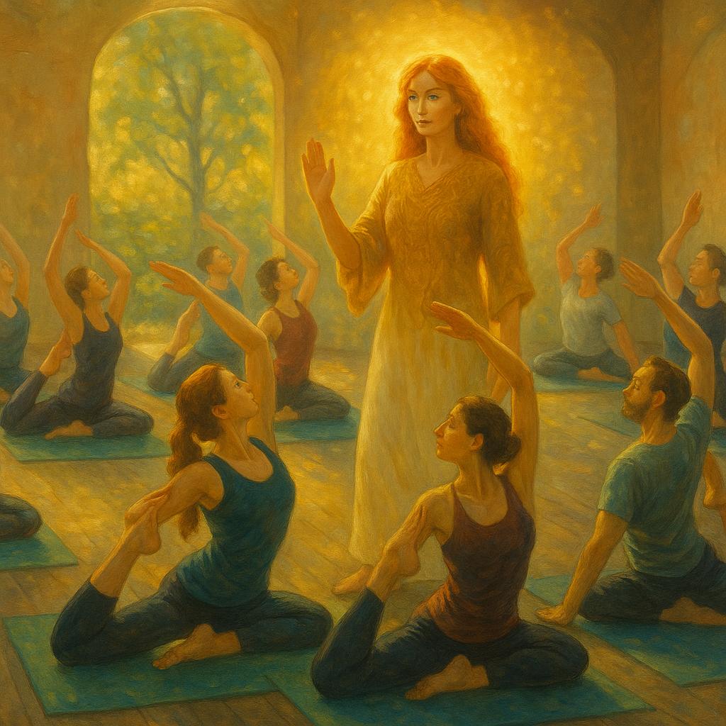 Clase de yoga